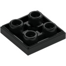 LEGO Black Tile 2 x 2 Inverted (11203)