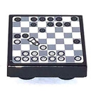LEGO Schwarz Fliese 2 x 2 Invertiert mit Chess Aufkleber (11203)