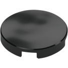 LEGO Black Tile 2 x 2 Round with Bottom Stud Holder (14769)