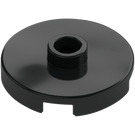 LEGO Black Tile 2 x 2 Round with Stud (18674)