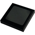 LEGO Black Tile 2 x 2 with Square Sticker with Groove (3068)