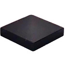 LEGO Black Tile 2 x 2 without Groove (3068)