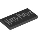 LEGO Black Tile 2 x 4 with Harry Potter logo (73880 / 87079)