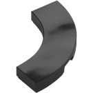 LEGO Black Tile 3 x 3 Curved Corner (79393)