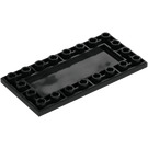 LEGO Black Tile 4 x 8 Inverted (83496)