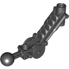 LEGO Black Toa Arm 5 x 7 Bent with Ball Joint and Axle Joiner (32476)