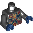 LEGO Schwarz Tormak - Schwarz Outfit Minifig Torso (973 / 76382)