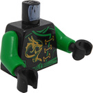 LEGO Zwart Torso Ninjago Lloyd - Skybound (973)