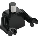 LEGO Schwarz Torso mit Arme und Hände (73403 / 76382)