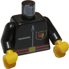 LEGO Zwart  Town Torso (973)