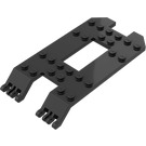 LEGO Zwart Trailer Basis 6 x 12 x 1.333 (30263)