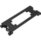 LEGO Svart Tågbas 6 x 16