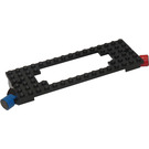 LEGO Nero Base del treno 6 x 16 con Magnets