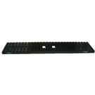 LEGO Black Train Base 6 x 28 with Four White 7740 on Corners Sticker with 10 Round Holes Each End