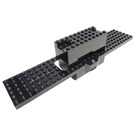 LEGO Black Train Base 6 x 30 (9V RC) with IR Receivers Assembly (55454)