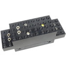 LEGO Black Train Motor 12 V, Type B, Raised Connections