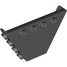 LEGO Black Trapezoid Tipper End 6 x 4 with Studs (30022)
