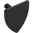 LEGO Black Triangular Shield (Short) (3846)