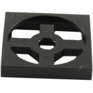 LEGO Black Turntable 2 x 2 Plate Base (3680)