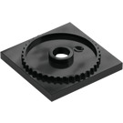 LEGO Black Turntable 4 x 4 Flat Square Base (61485)