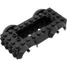 LEGO Czarny Pojazd Baza z Same Color Koło Holders (11650 / 12622)