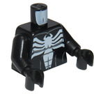 LEGO Noir Venom Minifig Torse (973 / 76382)
