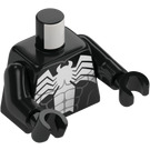 LEGO Zwart Venom Minifiguur Torso (973 / 76382)