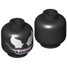 LEGO Black Venom Minifigure Head (Safety Stud) (3626 / 11500)