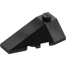 LEGO Black Wedge 2 x 4 Triple Left (43710)