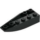 LEGO Schwarz Keil 2 x 6 Doppelt Invers Rechts (41764)