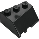 LEGO Black Wedge 3 x 3 Right (48165)