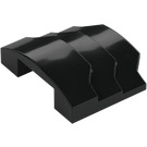 LEGO Black Wedge 3 x 4 with Stepped Sides (66955)