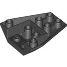 LEGO Noir Coin 4 x 4 Tripler Inversé sans renforts de tenons (4855)