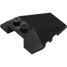 LEGO Black Wedge 4 x 4 Triple with Stud Notches (48933)