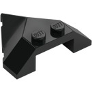 LEGO Black Wedge 4 x 4 with Point (22391)