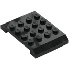 LEGO Black Wedge 4 x 6 x 0.7 Double (32739)