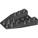 LEGO Zwart Wig 6 x 4 Omgekeerd met 2 Stud Connections (4856)
