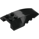 LEGO Black Wedge 6 x 4 Triple Curved (43712)