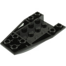LEGO Black Wedge 6 x 4 Triple Curved Inverted (43713)