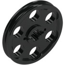 LEGO Black Wedge Belt Wheel (4185 / 49750)