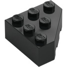 LEGO Musta Kiila Palikka 3 x 3 ilman Kulma (30505)