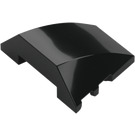 LEGO Black Wedge Curved 3 x 4 Triple (64225)