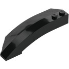 LEGO Black Wedge Curved 3 x 8 x 2 Right (41749 / 42019)