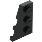 LEGO Schwarz Keil Platte 2 x 3 Flügel Links (43723)