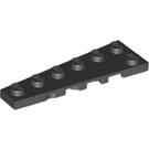 LEGO Zwart Wig Plaat 2 x 6 Links (78443)