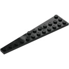 LEGO Schwarz Keil Platte 3 x 12 Flügel Rechts (47398)