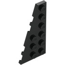 LEGO Sort Kile Plade 3 x 6 Vinge Venstre (54384)