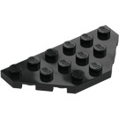 LEGO Nero Cuneo Piastra 3 x 6 con 45º Angoli (2419 / 43127)