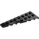 LEGO Svart Kile Plate 3 x 8 Vinge Venstre (3544)