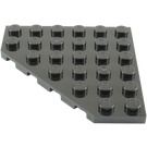 LEGO Black Wedge Plate 6 x 6 Corner (6106)